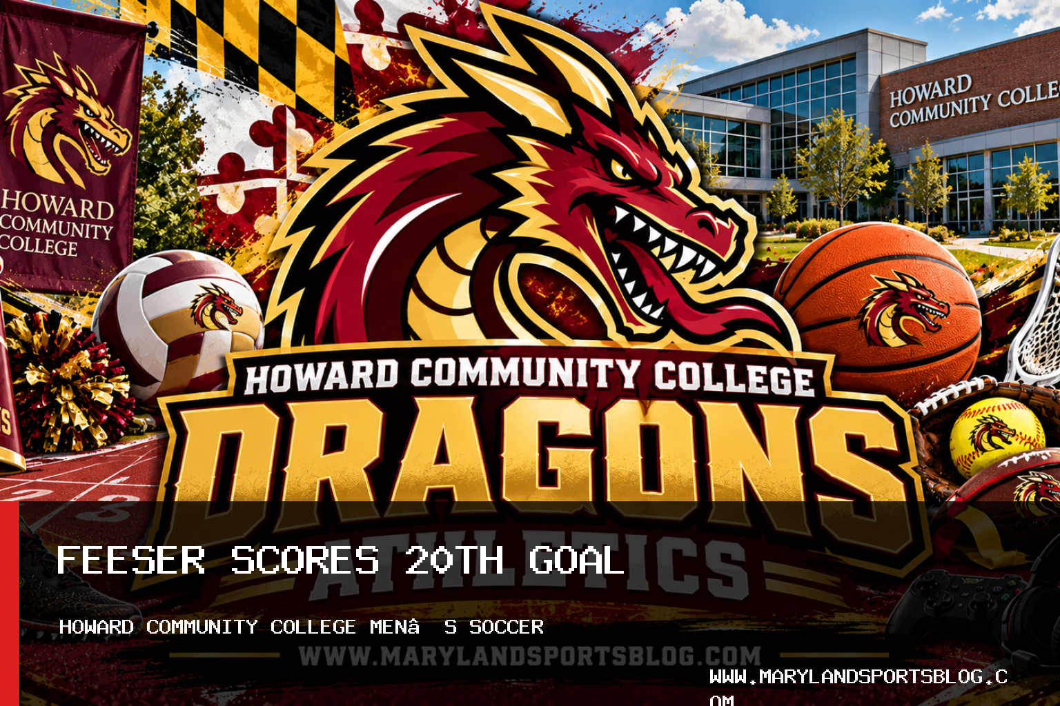 Carson Feeser Scores 20th Goal as Howard Community College Men’s Soccer Defeats Cecil College 9-1 featured image