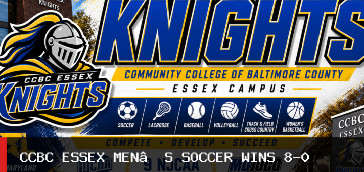 Community College of Baltimore County Essex Men’s Soccer Team Defeats Prince George’s Community College 8-0 in Region 20 featured image