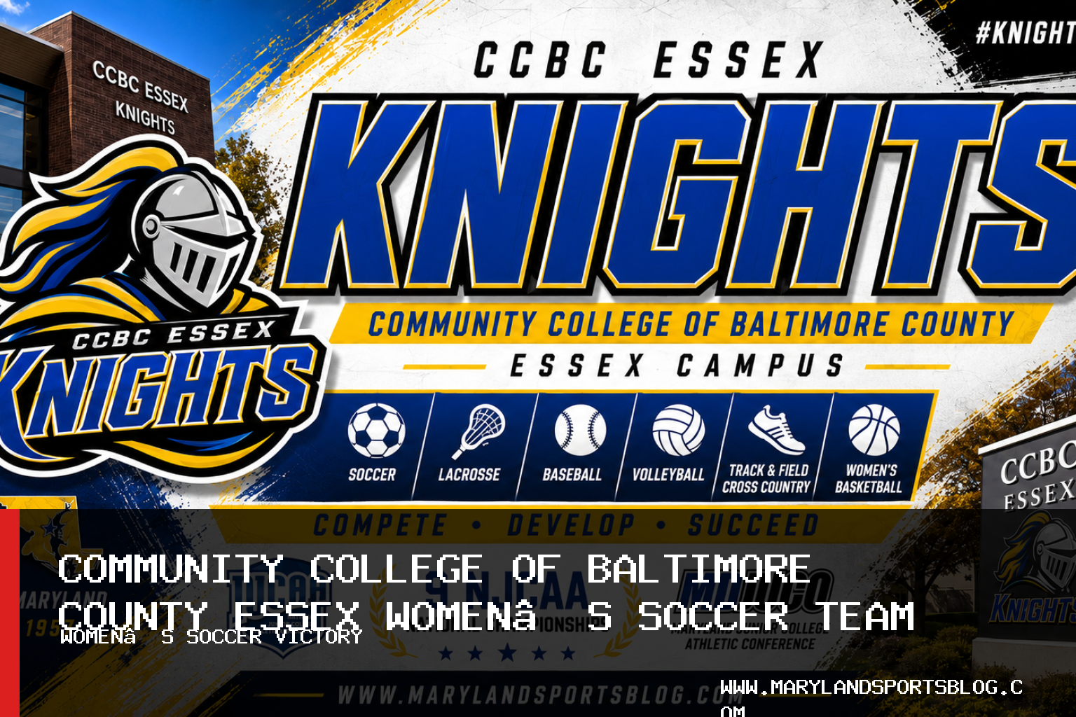 Community College of Baltimore County Essex Women’s Soccer Team Defeats Prince George’s Community College 7-1 featured image