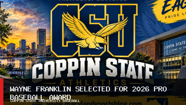 Coppin State University Baseball Pitching Coach Wayne Franklin Selected for 2026 Pro Baseball Award