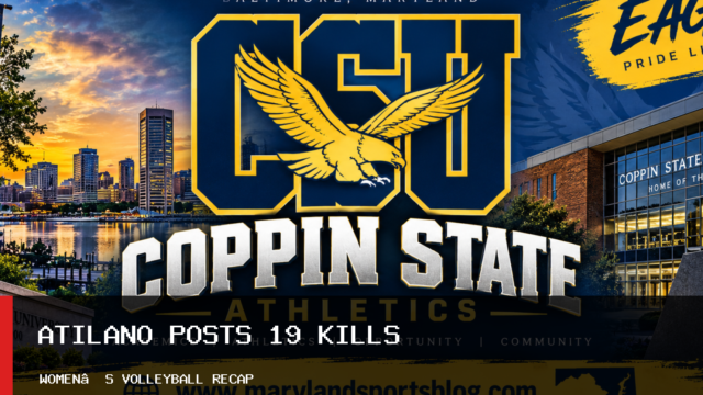 Coppin State Women’s Volleyball Falls 3-2 to Morgan State Despite Cherisse Atilano’s Season-High 19 Kills