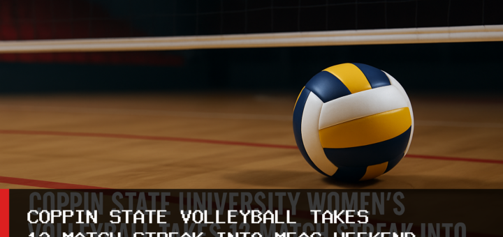 Coppin State University Women’s Volleyball Takes 12-Match Streak Into MEAC Weekend featured image