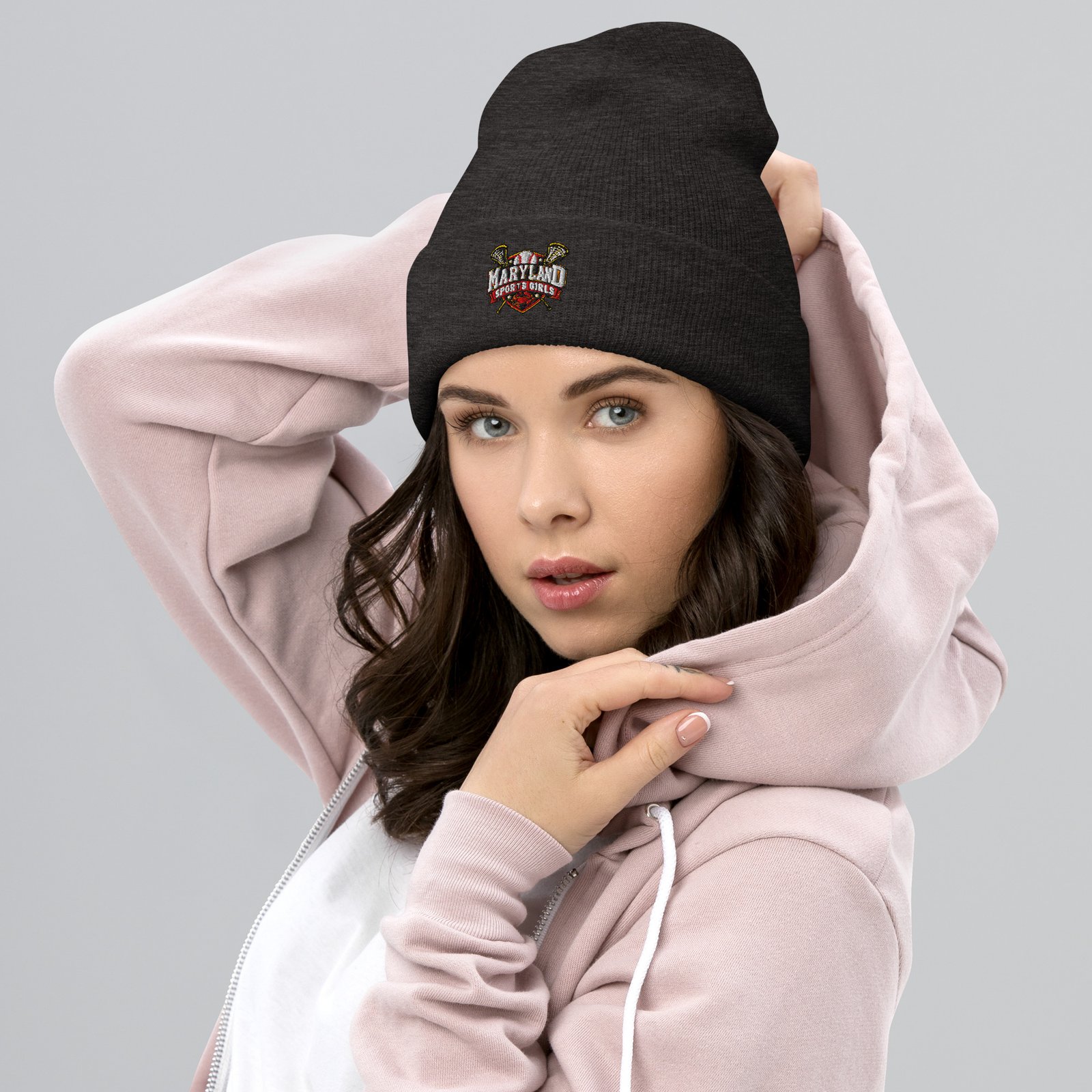 Maryland Sports Girls Cuffed Beanie - Image 2