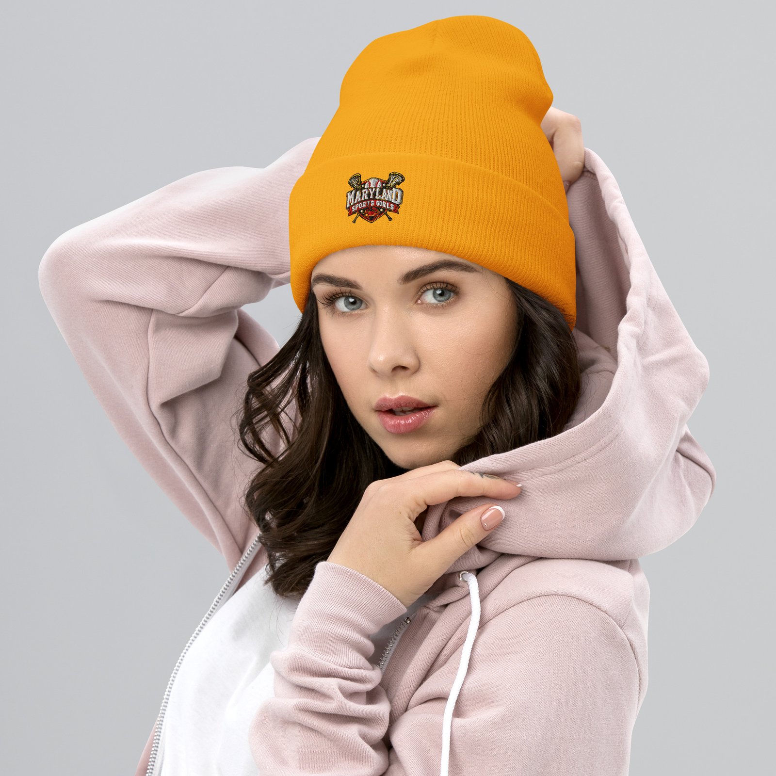 Maryland Sports Girls Cuffed Beanie - Image 4