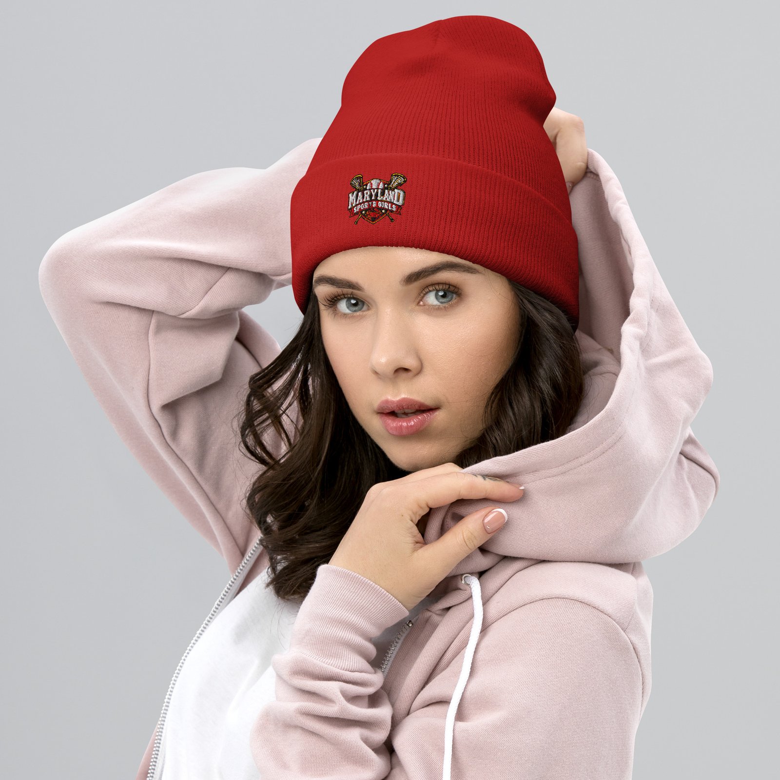 Maryland Sports Girls Cuffed Beanie - Image 3