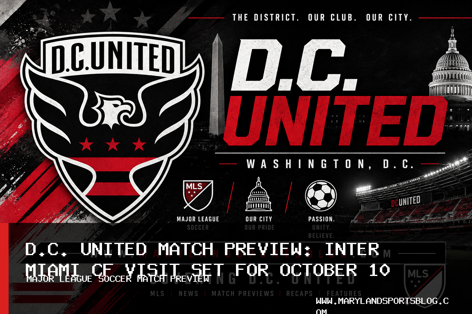 D.C. United Match Preview: Inter Miami CF Visit Set for October 10 at Nu Stadium featured image