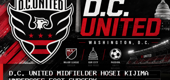 D.C. United Midfielder Hosei Kijima Undergoes Foot Surgery featured image
