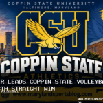 Deviana Walker Leads Coppin State University Women’s Volleyball to Sweep of Maryland Eastern Shore