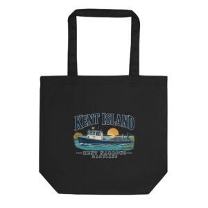Kent Island Kent Narrows Workboat Organic Cotton Tote