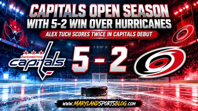 Alex Tuch Scores Twice as Capitals Open Season With 5-2 Win Over Hurricanes