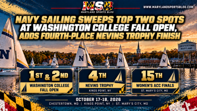 Navy Sailing Sweeps Top Two Spots at Washington College Fall Open, Adds Fourth-Place Nevins Trophy Finish