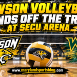 Towson Volleyball Fends Off William & Mary in Four-Set Battle at SECU Arena