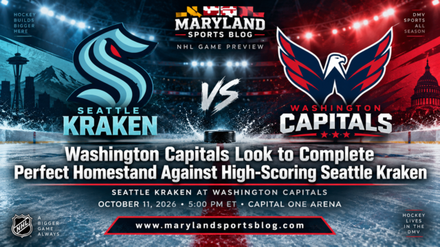 Washington Capitals Look to Complete Perfect Homestand Against High-Scoring Seattle Kraken