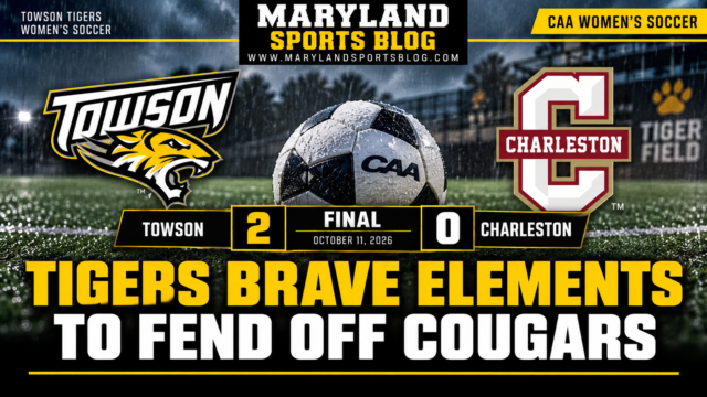 Towson Women’s Soccer Shuts Out Charleston 2-0 in Rain-Soaked Victory, Takes First Place in CAA North