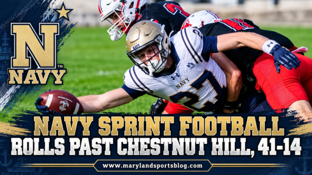 Navy Sprint Football Rolls Past Chestnut Hill, 41-14