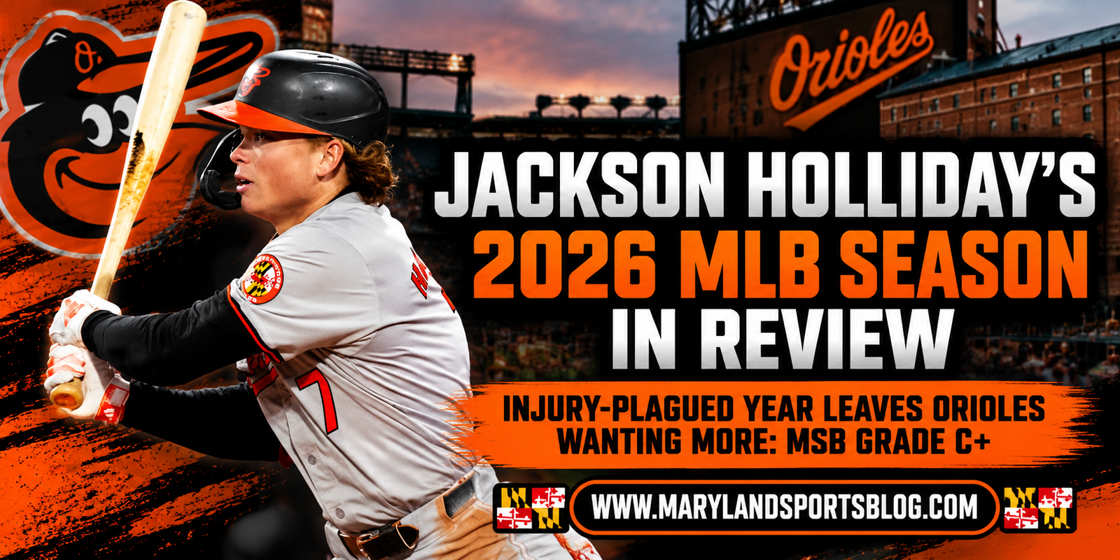 Jackson Holliday’s Injury-Plagued 2026 Season Leaves Orioles Wanting More: MSB Grade C+