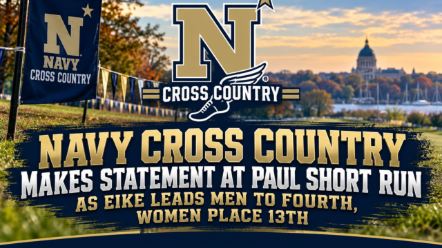 Navy Cross Country Makes Statement at Paul Short Run as Eike Leads Men to Fourth, Women Place 13th