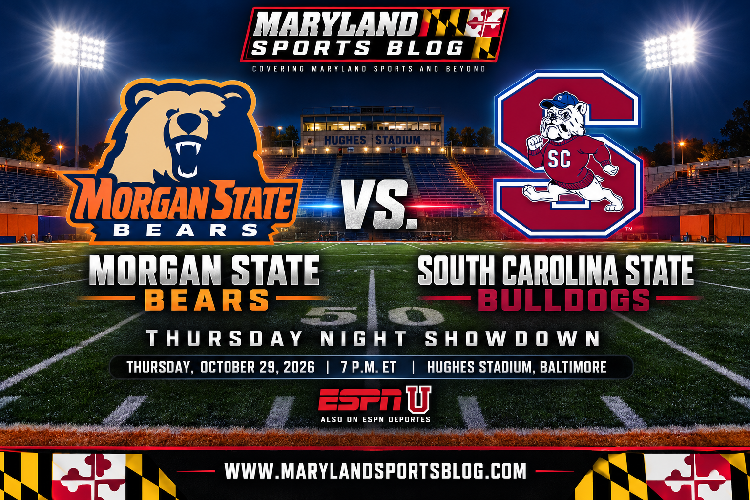 Morgan State Football Preview: Bears Host South Carolina State in Crucial MEAC Thursday Night Showdown