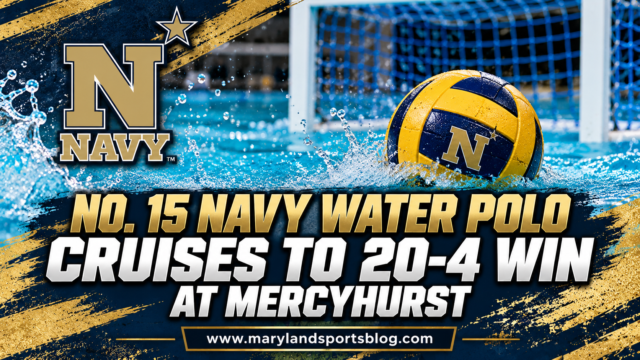 No. 15 Navy Water Polo Cruises Past Mercyhurst, 20-4