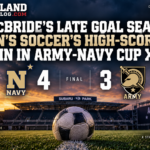 McBride’s Late Goal Lifts Navy Past Army 4-3 in Thrilling Army-Navy Cup XV
