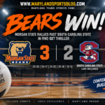 Morgan State Volleyball Rallies Past South Carolina State in Five-Set Thriller