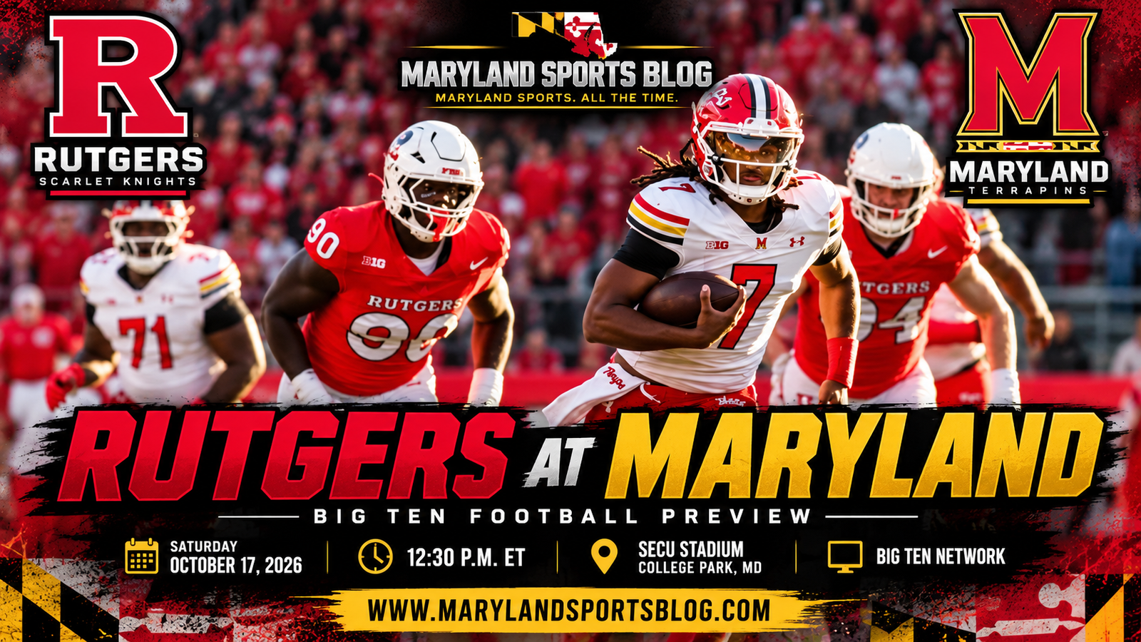 Maryland Football Looks to End Losing Streak Against Rutgers in Homecoming Showdown