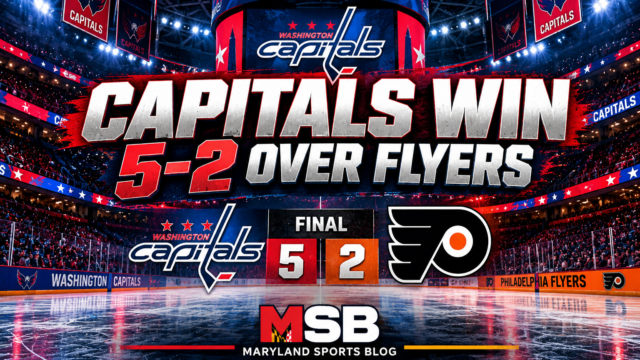 Washington Capitals Defeat Philadelphia Flyers 5-2 as Alex Tuch and Jordan Kyrou Score Twice