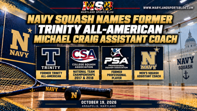 Navy Squash Names Former Trinity All-American Michael Craig Assistant Coach