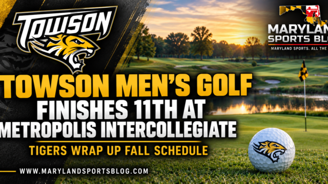 Towson Men’s Golf Finishes 11th at Metropolis Intercollegiate to Close Fall Season
