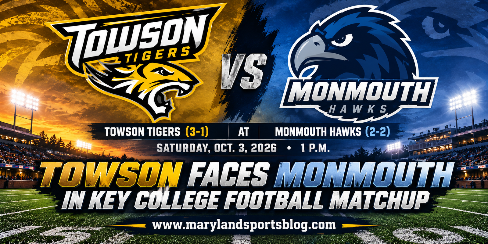 Towson Looks for First Win in Tough CAA Road Test Against Monmouth