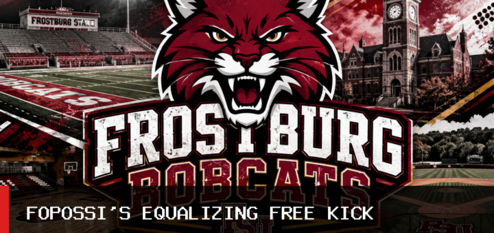 Frostburg State University Athletics: Frostburg State Men's Soccer Draws West Liberty 1-1 on Christ Fopossi Free Kick featured image