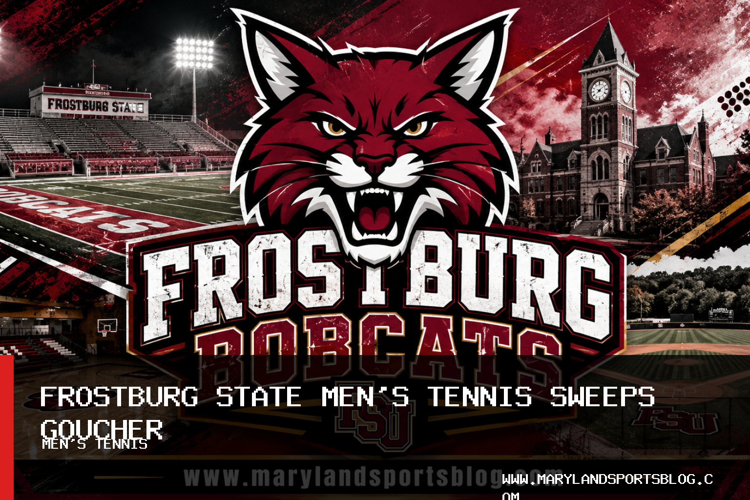 Frostburg State University Men's Tennis Team Sweeps Goucher 7-0 in Baltimore featured image
