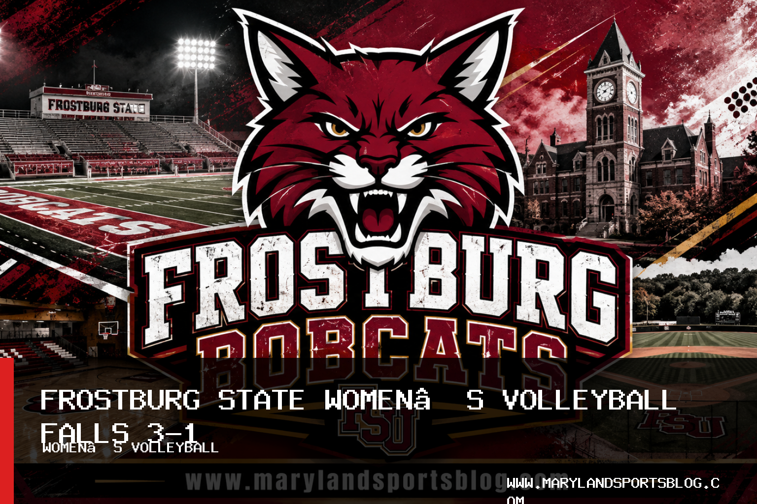 Frostburg State University Women’s Volleyball Falls to Fairmont State, 3-1, in Home Match featured image