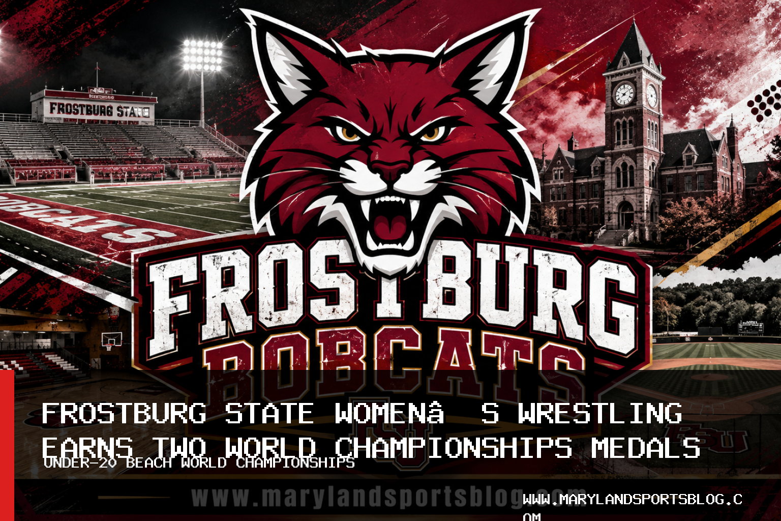Frostburg State University Women’s Wrestling Earns Two Medals at Under-20 Beach World Championships featured image