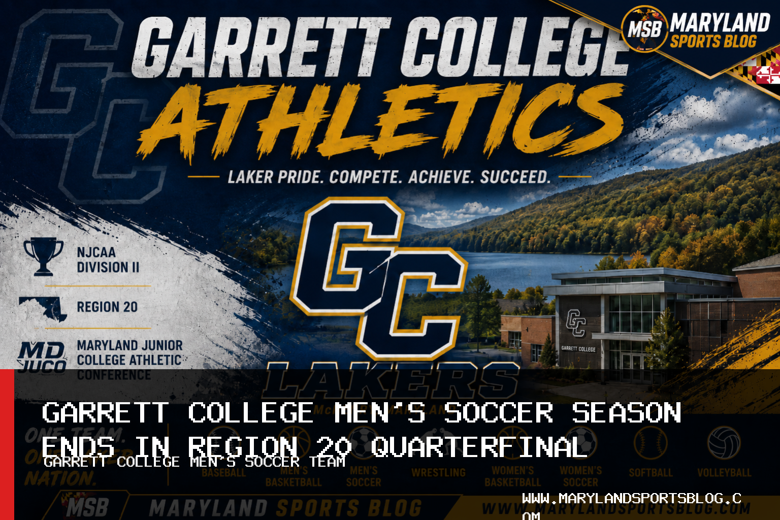 Garrett College Men's Soccer Team Falls 3-2 to Harford Community College in Region 20 Quarterfinal featured image
