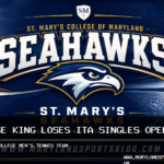 Goucher College Men’s Tennis Team’s George King Loses to Johns Hopkins in ITA Singles Opener