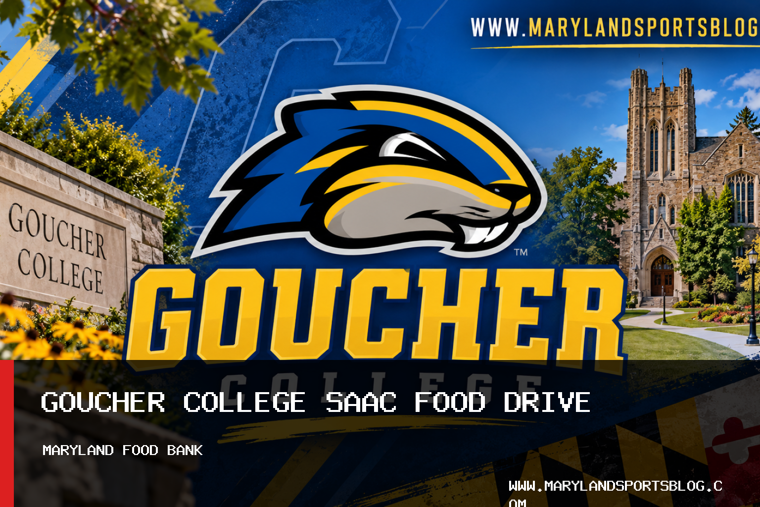 Goucher College SAAC Sets November Canned Food Drive Benefiting Maryland Food Bank featured image
