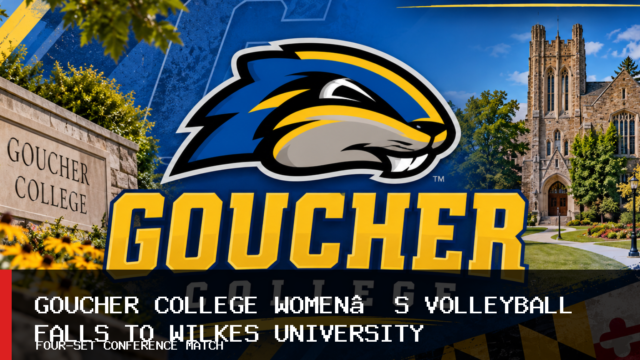 Goucher College Women’s Volleyball Falls to Wilkes University in Four Sets
