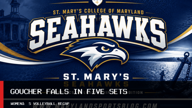 Goucher Women’s Volleyball Team Falls to Susquehanna in Five Sets