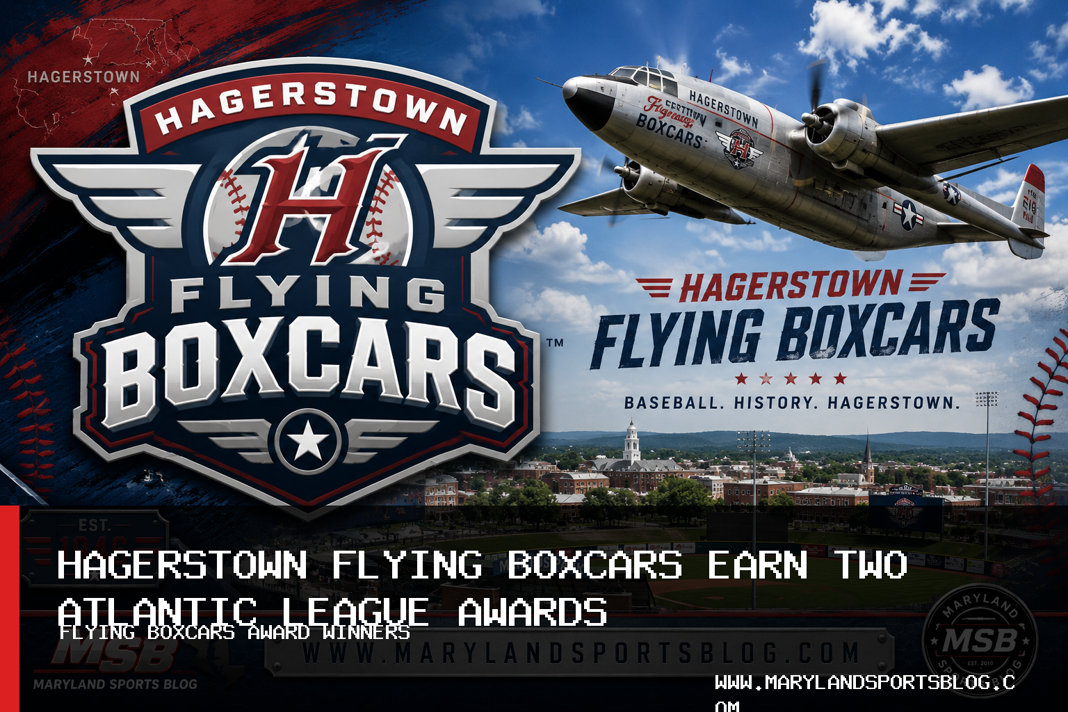 Hagerstown Flying Boxcars Earn Two Atlantic League of Professional Baseball Awards With Mark Minicozzi and Jared Carr featured image