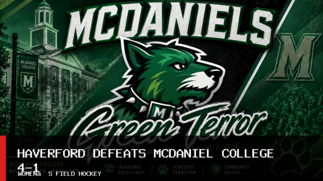 Haverford Defeats McDaniel College Women’s Field Hockey Team 4-1 as Charley Noah Scores