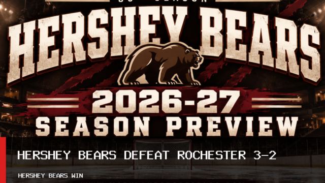 Hershey Bears Defeat Rochester Americans 3-2 Behind Strong Performance From Lynden Lakovic