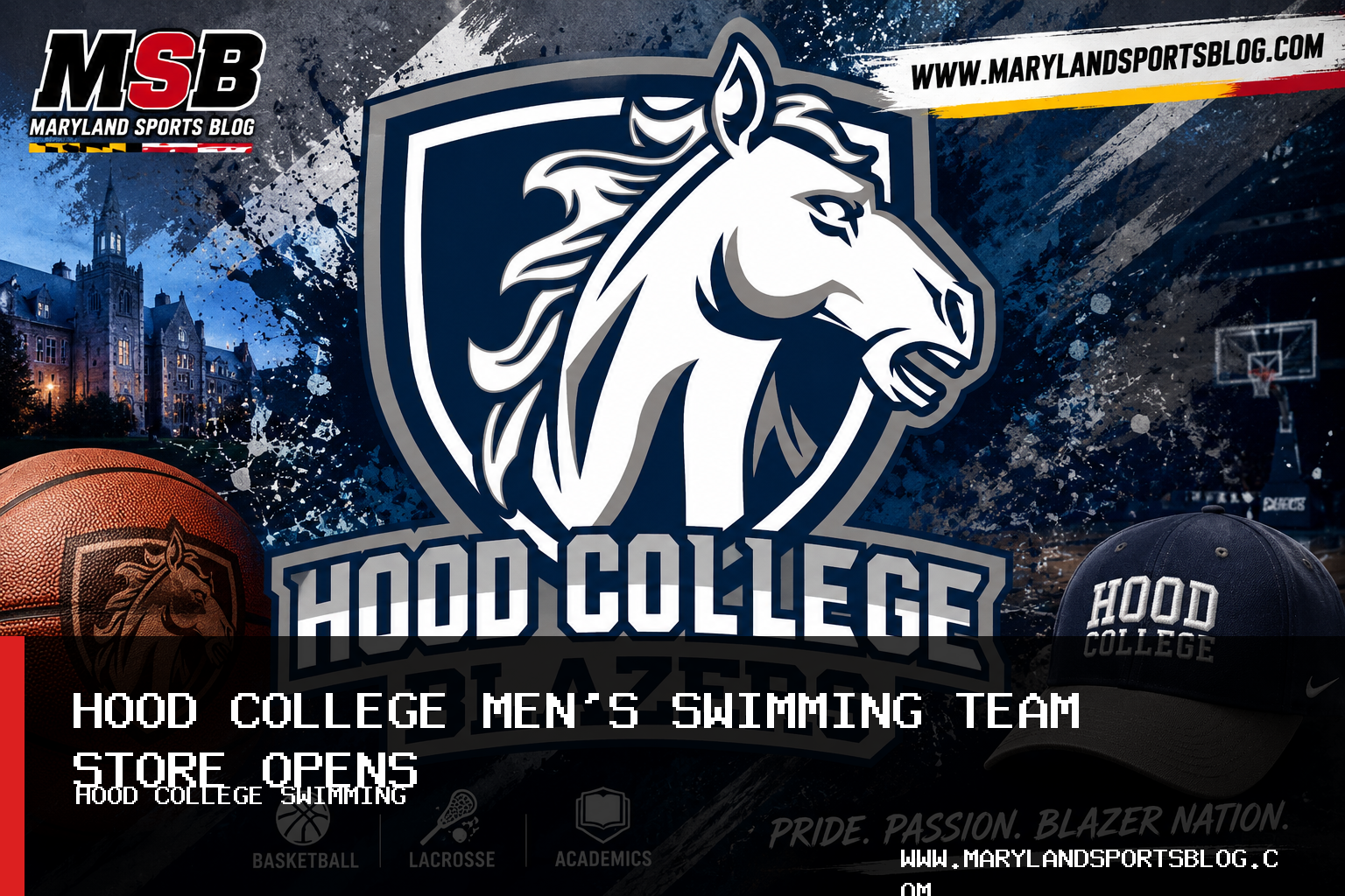 Hood College Men's Swimming Opens 2026 Team Store for Orders featured image