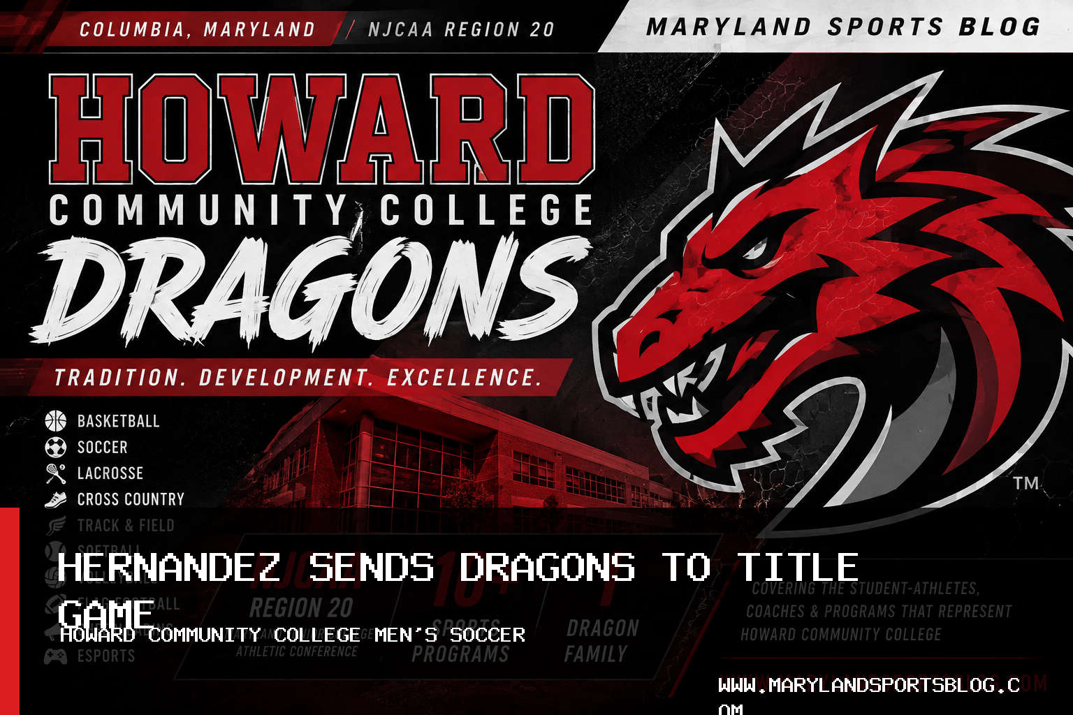 Howard Community College Dragons Men's Soccer Team Advances to Region 20 Title Game on Nelson Hernandez's Overtime Penalty Kick featured image