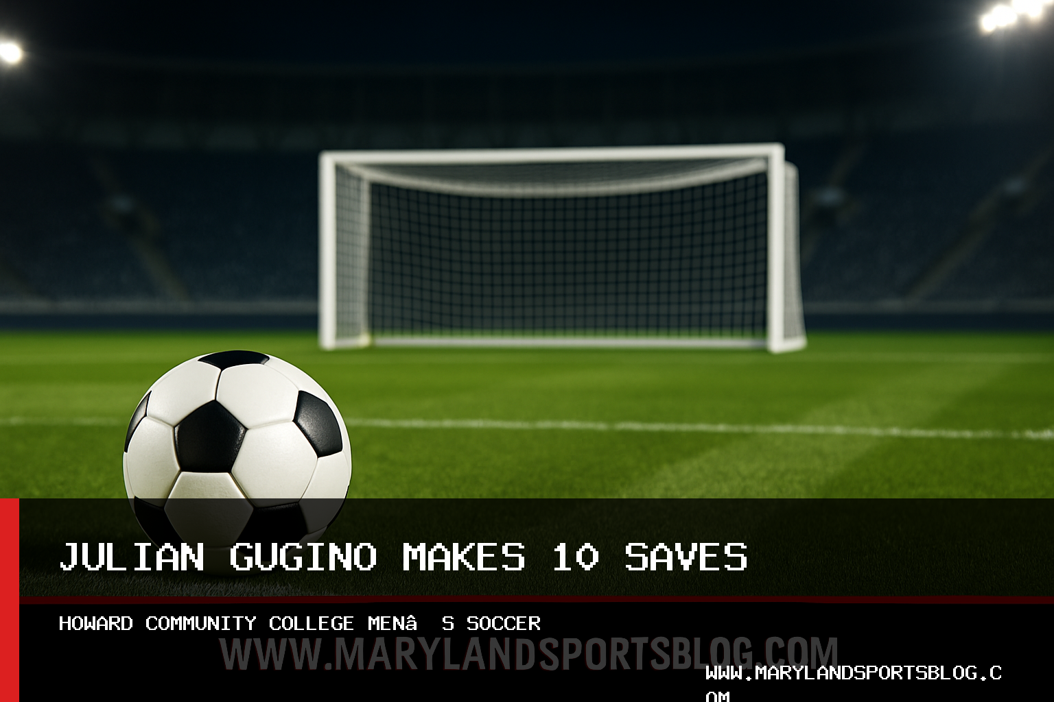 Howard Community College Men’s Soccer Draws Montgomery College (MD) 0-0 Behind Julian Gugino’s 10 Saves featured image