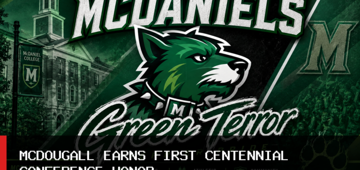 Jack McDougall Earns First Centennial Conference Athlete of the Week Honor for McDaniel College Men's Golf featured image