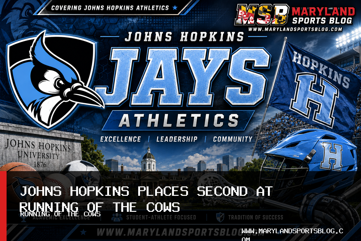 Johns Hopkins University Athletics Men’s Cross Country Team Takes Second at Running of the Cows as Brady Ott Finishes Fourth featured image