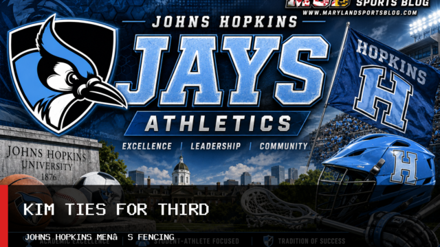 Johns Hopkins Men’s Fencing: Nathan Kim Ties for Third at Coach Nikki Franke Classic