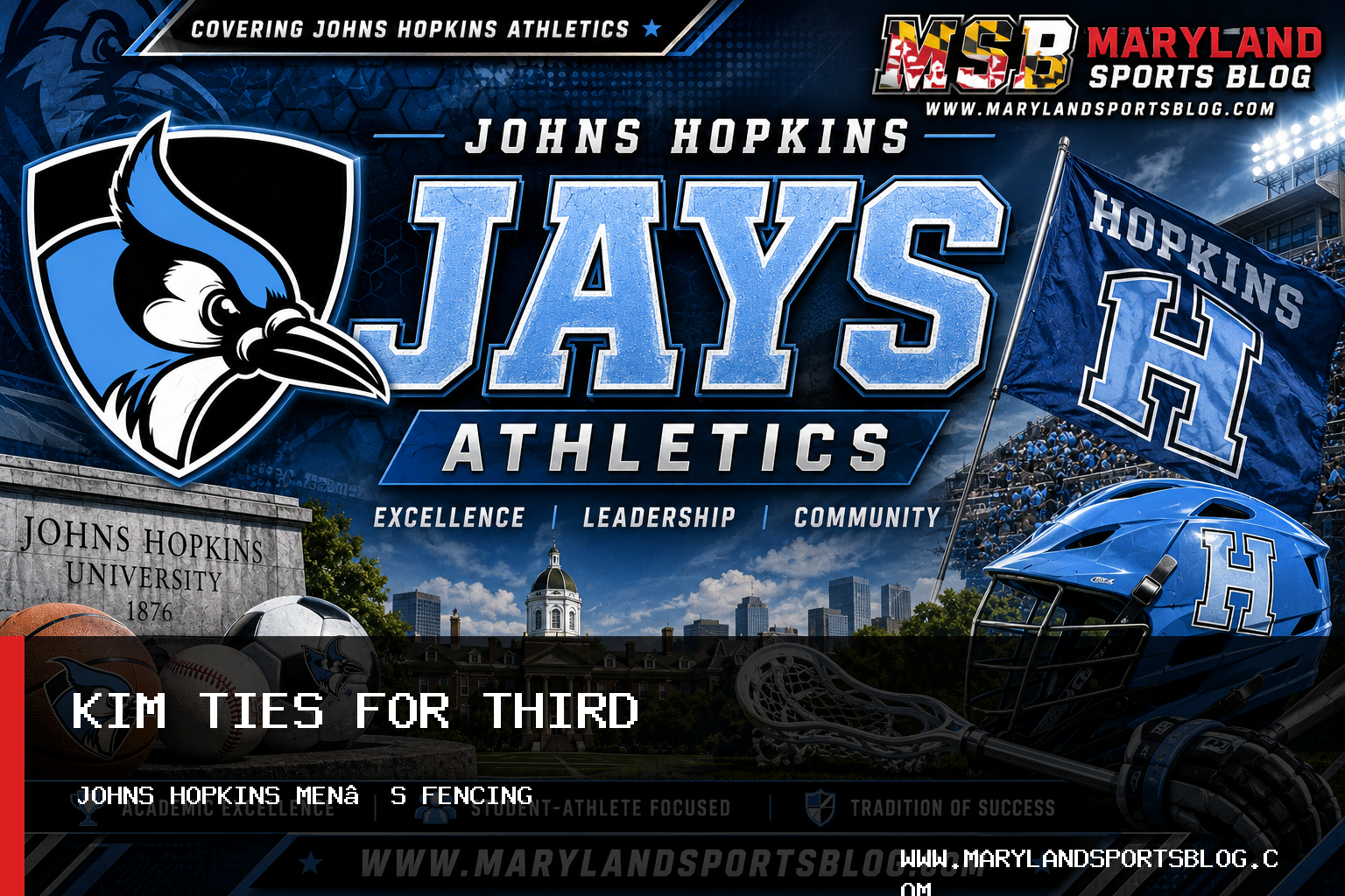 Johns Hopkins University Athletics Men’s Fencing: Nathan Kim Ties for Third at Coach Nikki Franke Classic featured image
