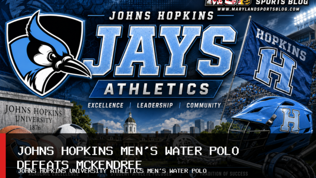 Johns Hopkins University Athletics Men’s Water Polo Defeats McKendree 20-10 Behind Max Blecher’s Four Goals
